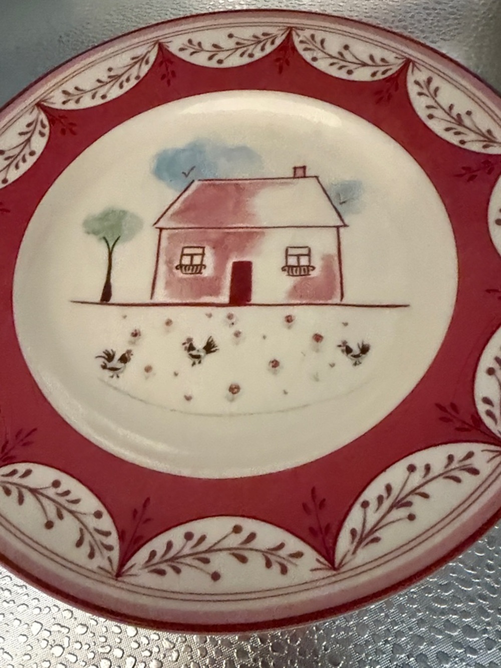 Vintage Johnson Brothers “Farmyard Chic” Salad Plates in a Farmyard pattern - Picture 11 of 16